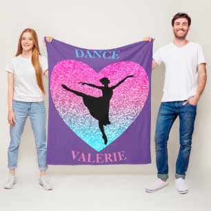 Dance Fleece Blanket mit Personalisiertem Namen