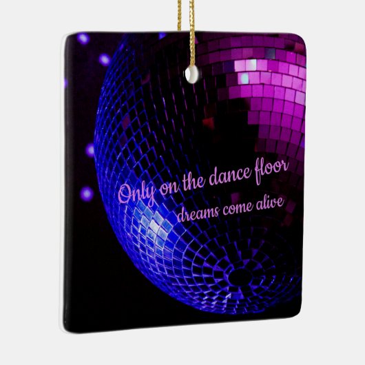 Dance Floor Disco Ball Keramikornament (Rechts)