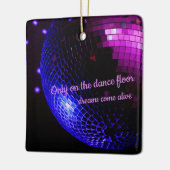 Dance Floor Disco Ball Keramikornament (Links)