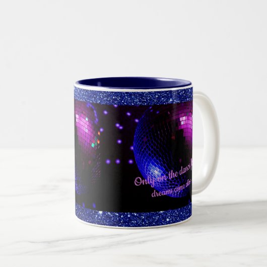 Dance Floor Disco Ball Tasse (VorderseiteRechts)