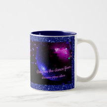 Dance Floor Disco Ball Tasse