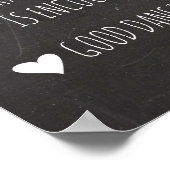 Dance Floor Rules-Zeichen | Calkboard fun sign Poster (Ecke)