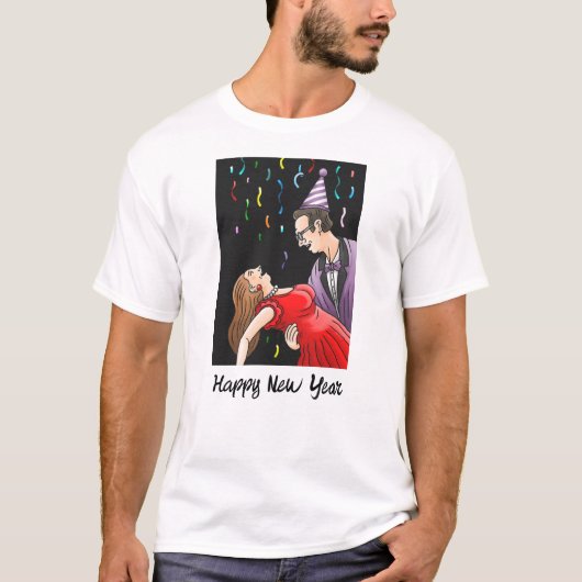 Dance for the New Year's Eve party T-Shirt (Vorderseite)