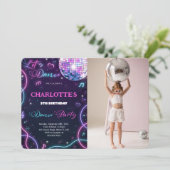 Dance Foto Einladung (Stehend Vorderseite)