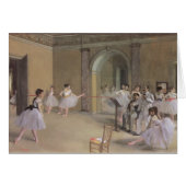 Dance Foyer an der Oper von Edgar Degas (Vorderseite (Horizontal))