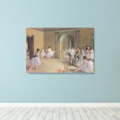 Dance Foyer an der Oper von Edgar Degas Leinwanddruck (Insitu (Holzboden))