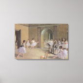 Dance Foyer an der Oper von Edgar Degas Leinwanddruck (Vorderseite)
