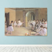 Dance Foyer an der Oper von Edgar Degas Leinwanddruck (Insitu (Holzboden))
