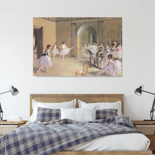 Dance Foyer an der Oper von Edgar Degas Leinwanddruck (Insitu (Schlafzimmer))