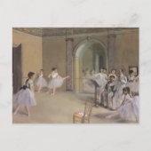 Dance Foyer an der Oper von Edgar Degas Postkarte (Vorderseite)