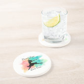 Dance Free Live Free Dance Keychain Getränkeuntersetzer (Seite)