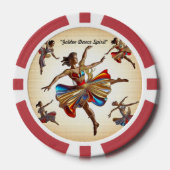 "Dance Fused with Emotion" Pokerchips (Vorderseite)