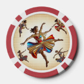"Dance Fused with Emotion" Pokerchips (Rückseite)