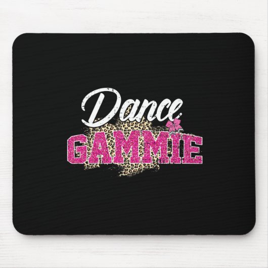Dance Gammie Leopard Funny Dancing Gammie Mutter Mousepad (Vorne)