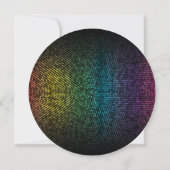 Dance Geburtstagsparty Disco Einladung (Rückseite)