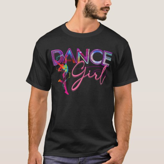 Dance Girl Niedlich trendy Dancing Dancer Geschenk T-Shirt (Vorderseite)