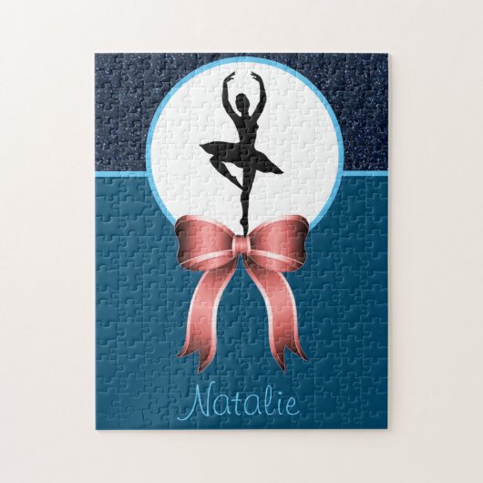 Dance Girls Glitzer und Bow Jigsaw Puzzle (Vertikal)