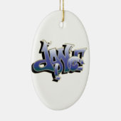 Dance Graffiti Keramik Ornament (Rechts)