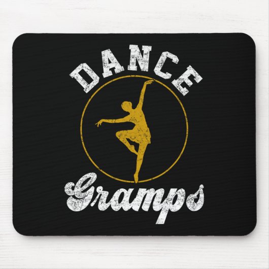 Dance Gramps Dance Lover Vathers Day Mousepad (Vorne)