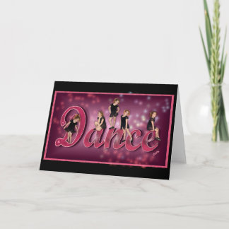 Dance - greeting card karte