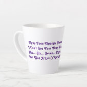 Dance Guru Latte Tasse (Linke Ecke)