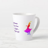 Dance Guru Latte Tasse (Rechte Ecke)