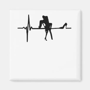 Dance Heart Beat mit Stiletto She Magnet