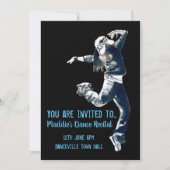 Dance Hip Hop Moderner Tanz Einladung (Vorderseite)