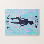 Dance Hologram Puzzle mit ihrem Namen! (Horizontal)