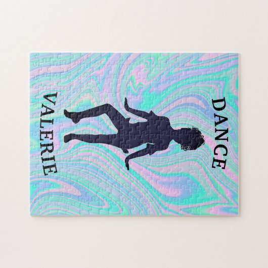 Dance Hologram Puzzle mit ihrem Namen! (Horizontal)