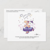 DANCE IN THE RAIN Postcard bis April McCallum Postkarte (Vorne/Hinten)