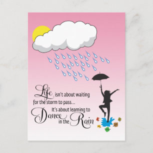 Dance in the Rain Postkarte
