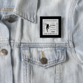 Dance inspirational Zitat musik Noten schwarz Button (Beispiel)