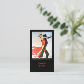 Dance Instructor Dance Studio Visitenkarte (Stehend Vorderseite)