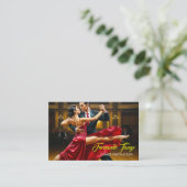 Dance Instructor  Visitenkarte (Stehend Vorderseite)