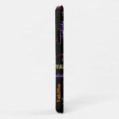 Dance iPhone Case mit Personalisiertem Namen übera (Hinten/Rechts)