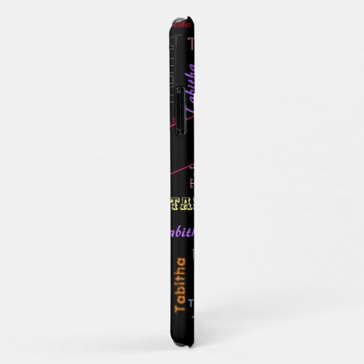 Dance iPhone Case mit Personalisiertem Namen übera (Hinten/Rechts)