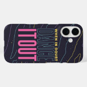 Dance It Out - Neon Vibes Case-Mate iPhone Hülle (Rückseite (Horizontal))