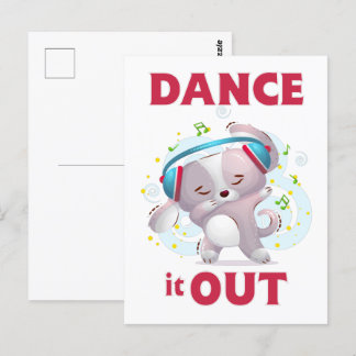 Dance it Out Postkarte