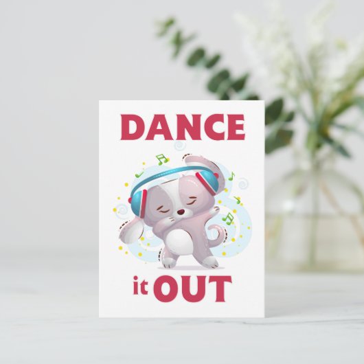 Dance it Out Postkarte (Stehend Vorderseite)