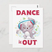 Dance it Out Postkarte (Vorne/Hinten)