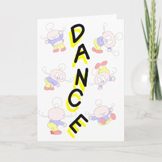 Dance...It's your Birthday Karte (Vorderseite)