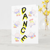 Dance...It's your Birthday Karte (Gelbe Blume)