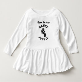 Dance Junkie Kleinkind Ruffle Dress Baby T-shirt
