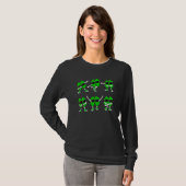 Dance Kleeblatt Dance Challenge St Patricks Day B T-Shirt (Vorne ganz)