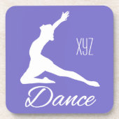 DANCE kundenspezifische Untersetzer für Monogramm  (Vorderseite)