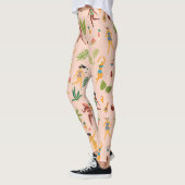 Dance Ladys, Palm Blätter Muster. Leggings (Links)