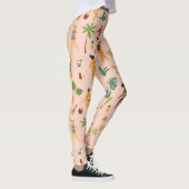 Dance Ladys, Palm Blätter Muster. Leggings (Rechts)