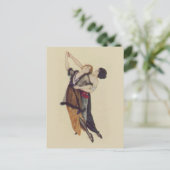 Dance Ladys Postkarte (Stehend Vorderseite)