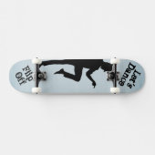 Dance lasse - Benutzerdefiniertes Textmoonwalk Ged Skateboard (Horizontal)